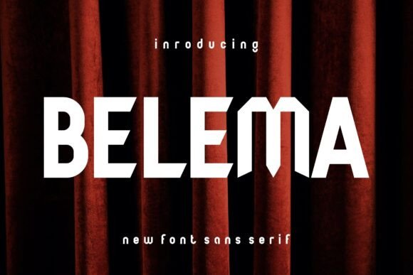 Belema: A Unique Sans Serif Typeface for Modern Brands