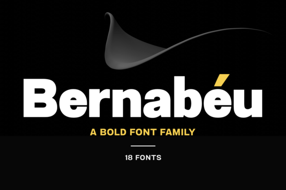 Bernabeu Font: A Bold Neo-Grotesk for Modern Design