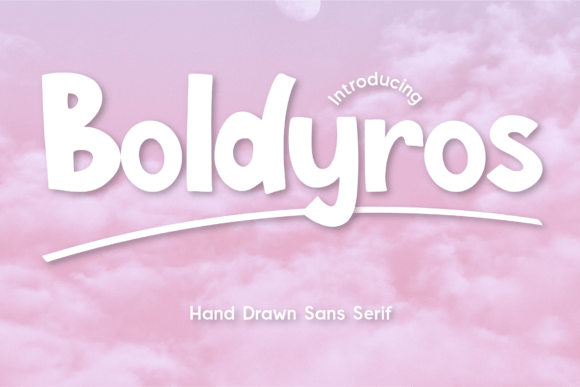 Boldyros: The Playful Hand-Drawn Font for Crafters