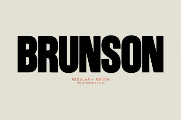 Brunson Font: Bold Sans Serif for Marketers