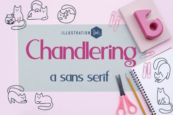 Chandlering Font for Modern Small Business Branding