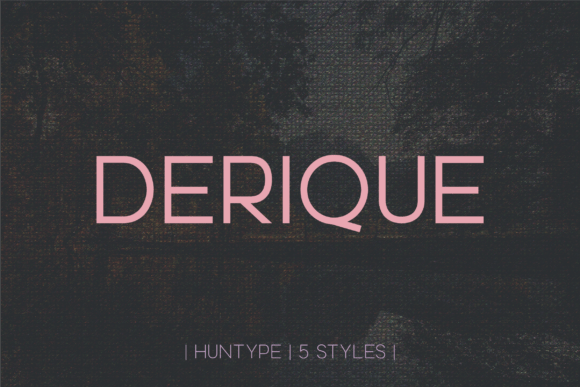 Derique: A Modern Sans Serif Typeface for Brands