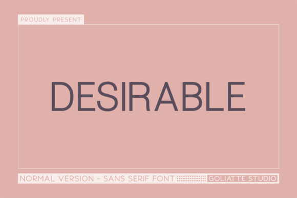 Desirable Typeface: Bold Sans Serif for Makers