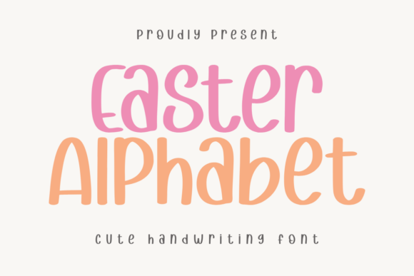 Easter Alphabet: A Playful Sans Serif Font for Crafters