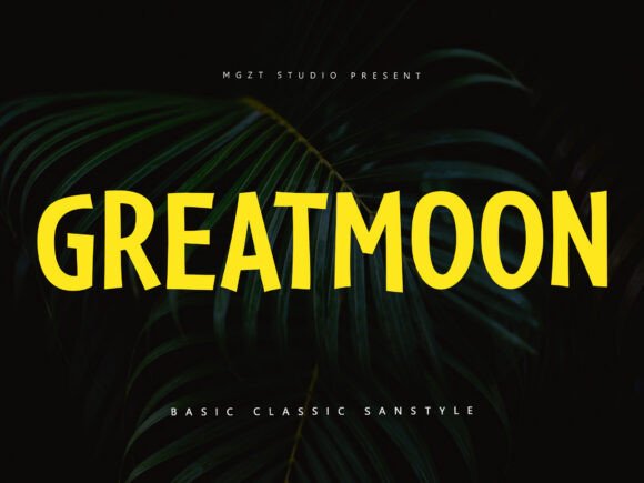 Greatmoon: A Sans Serif Font for Bold Branding