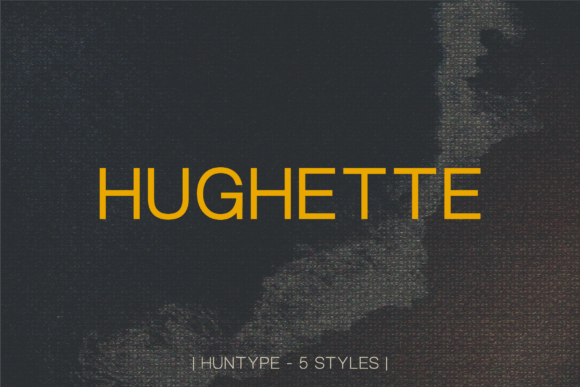 Hughette Font for Modern Business Branding