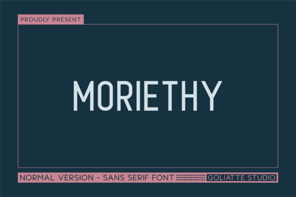 Moriethy: A Bold Sans Serif Typeface for Modern Branding