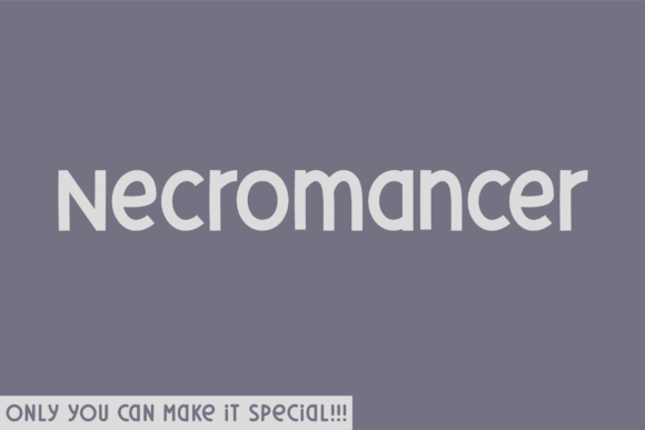 Necromancer Font for Crafters and Sellers