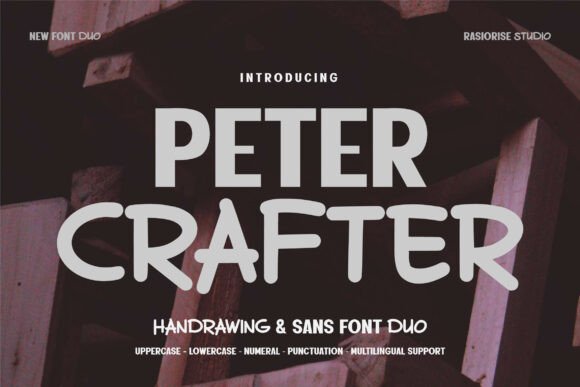 Peter Crafter: A Dynamic Duo Font for Branding