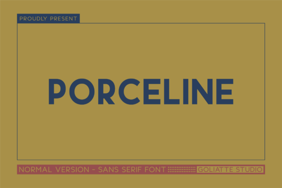 Porceline: The Bold Sans Serif Typeface for Modern Brands