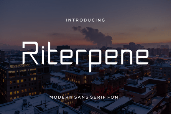 Riterpene: The Playful Sans Serif Font for Makers