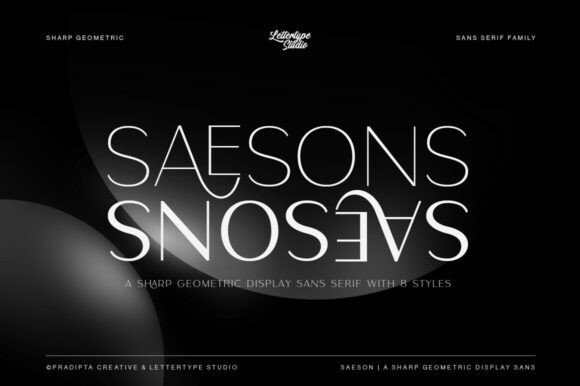 Saeson Font: Elevate Your Brand with Sharp Geometric Style