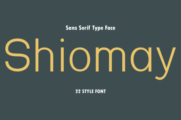 Shiomay Typeface Review for Modern Branding