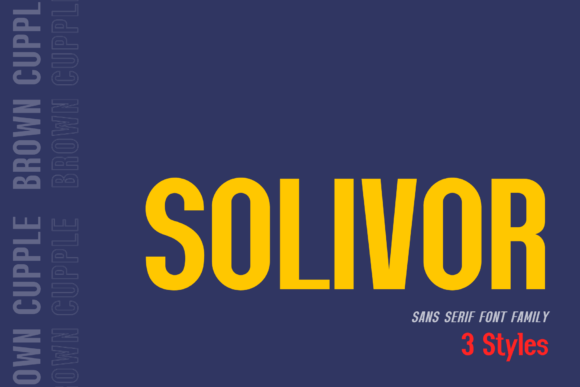 Solivor: The Modern Sans Serif Font for Branding