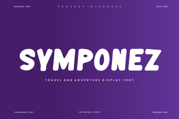 Symponez: A Cute Sans Serif Font for Crafters