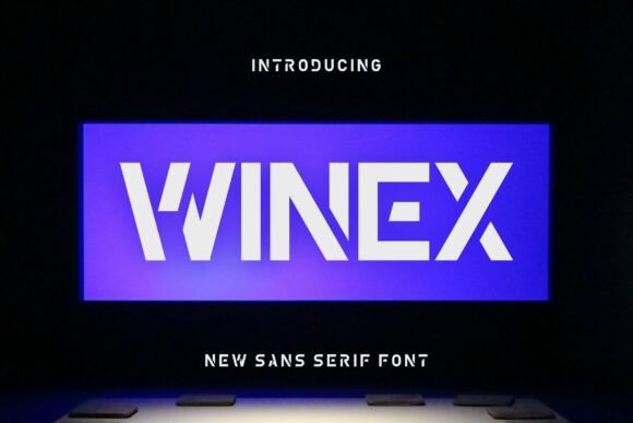 Winex: A Bold Typeface for Modern Editorial Design